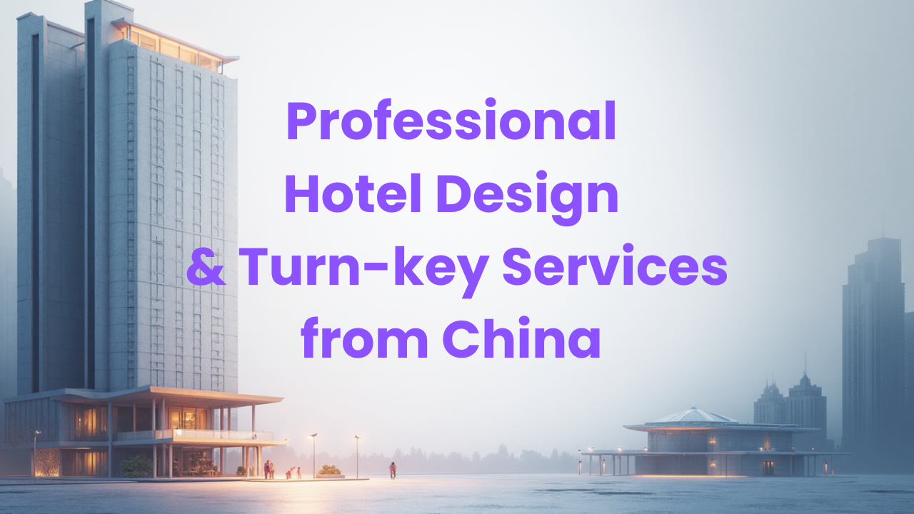 Professional  Hotel Design  & Turn-key Services from China